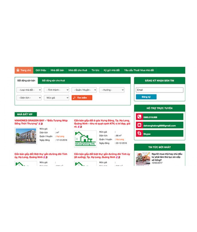 Mẫu rao vặt Bất Động Sản mới nhất
